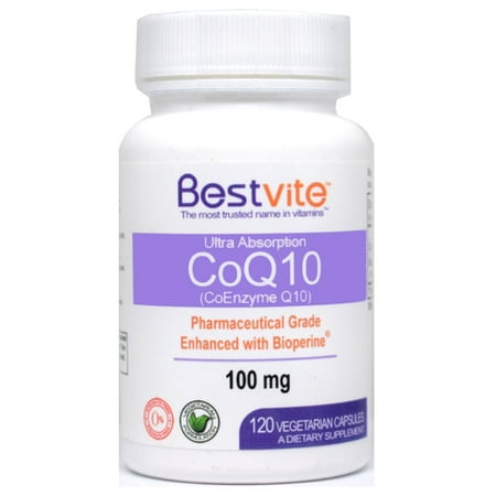 Coenzyme CoQ10 100mg (120 Vegetarian Capsules) Naturally