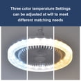 thumbnail image 4 of Inteprter Ventilador de techo ABS de bajo consumo E27 con luz y control para un hogar moderno con sonido suave. Electrodomésticos, 4 of 6