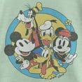 thumbnail image 2 of Girl's Mickey & Friends Retro Buddies Graphic Tee Mint Small, 2 of 4