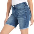 thumbnail image 3 of Seven7 Women's Stretch 9" Inseam Bermuda Short, Fray Hem (Revitalist, 16), 3 of 4