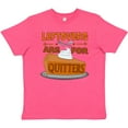 thumbnail image 3 of Inktastic Leftovers are for Quitters with Pumpkin Pie Youth T-Shirt, 3 of 5
