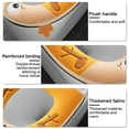 thumbnail image 3 of 2 cojines de inodoro engrosados con asas, funda de inodoro universal para todas las estaciones, cojín con cremallera, 3 of 6
