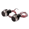 thumbnail image 2 of 2 Piezas 7/8 Motocicleta Manillar LED Enchufe Luz de Señal Luz de Barra Abierta Barra de Dirección Señales de Cola Luces de giro de la motocicleta, 2 of 8