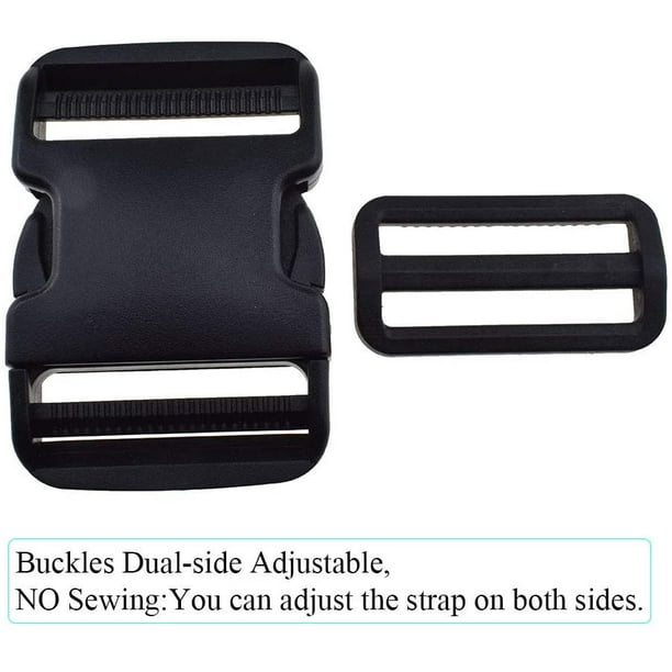 Buckle Clip,Plastic Buckles for Straps,Adjustable Quick Side Release  Buckles Clips,Strong Holding Quick Release Buckle for DIY Luggage Backpacks