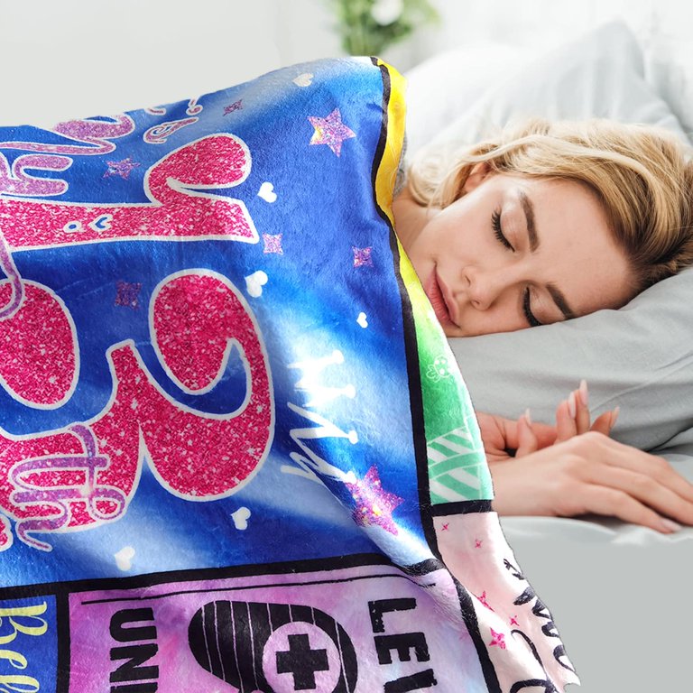 LHSHID Gifts for 10 Year Old Girls Blanket 10th Birthday Gifts for