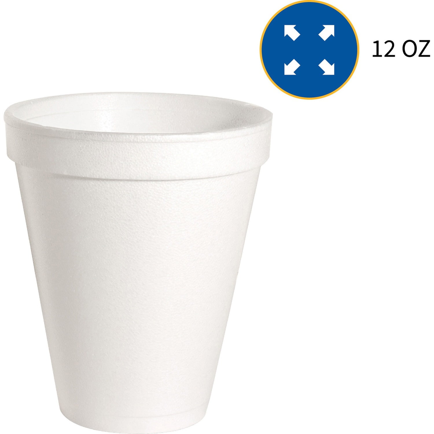 Oh!Wholesale LLC – 12 oz. Insulated Foam Cup - 1000/Case - Polystyrene,  White-USA – Servicing nursing homes & assisted living facilities