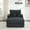 Black, variant on Luxury Corduroy With Cup Holder And Materials Modern Armchair Built-in