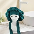 thumbnail image 2 of kurtrusly Bonnet de Nuit pour Femmes Perte de Cheveux Bonnet de Nuit Réutilisable Chapeau de Protection Coiffure Salon de Coiffure Salon de Coiffure Vert, 2 of 8