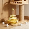 thumbnail image 6 of Forestwhale 9.7" 3-Tier Cat Track Tower Toy Interactive Roller Toy with Balls & Spring Teaser for Boredom Relief, 6 of 6