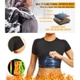 thumbnail image 2 of Women's Athletic Tee,  Short Sleeve High-Performance Compression T-Shirt, Baselayer Workout Shirt, 2 of 7