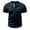 Blue, variant on Inleife Mens T-Shirts Clearance, Men Short Sleeve Solid Casual Fashion Turn-down Collar Pullover Buttons T Shirt Blouse