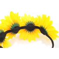 thumbnail image 5 of Corona de girasol JM Diadema para el cabello Festivales nupciales, 5 of 5