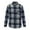 Navy Z, variant on Xzbqbs Mens Flannel Shirts Casual Button Down Plaid Shirt Long Sleeve Shacket Fashion Lightweight T Shirts for Men with Pocket