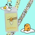 thumbnail image 6 of Sanrio Gudetama Seriously I Can't ID Badge Holder Breakaway Lanyard w/ 2" Lazy Egg Rubber Charm, 6 of 8