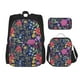thumbnail image 1 of Fotbe Floral Set Escolar 3 en 1 para Niños - Mochila Duradera con Lonchera Aislante y Estuche para Lápices - Mochila Escolar para Niños y Niñas, 1 of 7