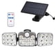 thumbnail image 1 of Solar Light Outdoor 300LM 138 LED Solar Motion Sensor Lights 3 Heads Led Flood Light Ip65 Waterproof, 1 of 5