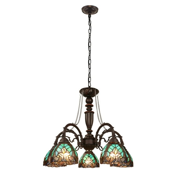 RADIANCE Goods Victorian-Style 5-Light Antique Dark Bronze Finish Large Chandelier 27" Wide