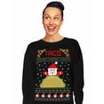 thumbnail image 5 of Tstars Womens Ugly Christmas Sweater Taco Santa Taco Lovers Christmas Gift Funny Humor Holiday Shirts Xmas Party Christmas Gifts for Her Women Sweatshirt Ugly Xmas Sweater, 5 of 6