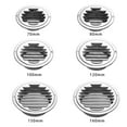 thumbnail image 3 of Durable Round Prevent Pest Stainless Steel Exterior Wall Air Vent Vents Cover Ducting Ventilation Grilles Air Circulation 120MM, 3 of 8