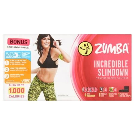 Zumba Incredible Slimdown Cardio Dance System (Best Cardio Exercises For Beginners)