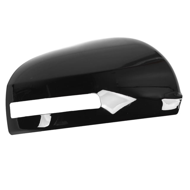 Side Door Rearview Mirror Cover Trim, Car Rearview Mirror Cap Trim, Driver Passenger Side Mirror Cover Cap Lid Left 7632C647HA, Right 7632C490HA Gloss Black