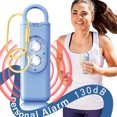 thumbnail image 4 of Alarma personal con luz estroboscopica led doble, sirena de sonido seguro portátil 130dB, llavero de alarma de seguridad de seguridad de autodefensa para mujeres niños niñas, 4 of 9