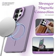 thumbnail image 2 of TECH CIRCLE for Samsung Galaxy S23 FE Magnetic Case, Compatible with MagSafe/Wireless Charging, Camera Kickstand Protection, Slim Skin Hybrid PC+TPU Back Cover, Lavender, 2 of 5