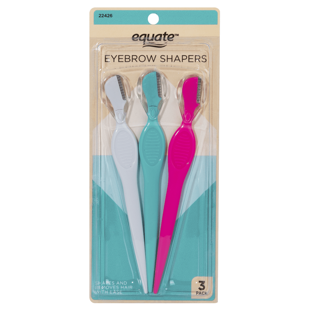 Equate Beauty Eyebrow Shapers, 3 Piece