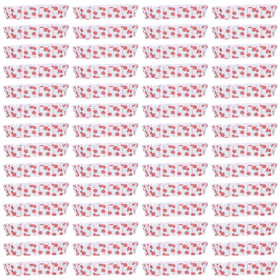 HEMOTON 100Pcs Disposable Food Boats Multifunction Hot Dog Holders Convenient
