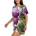 thumbnail image 2 of Lsque Pikmin Women's Short-Sleeved Pajama Set - 2 Piece Soft and Lightweight Sleepwear Set-XX-Large, 2 of 9