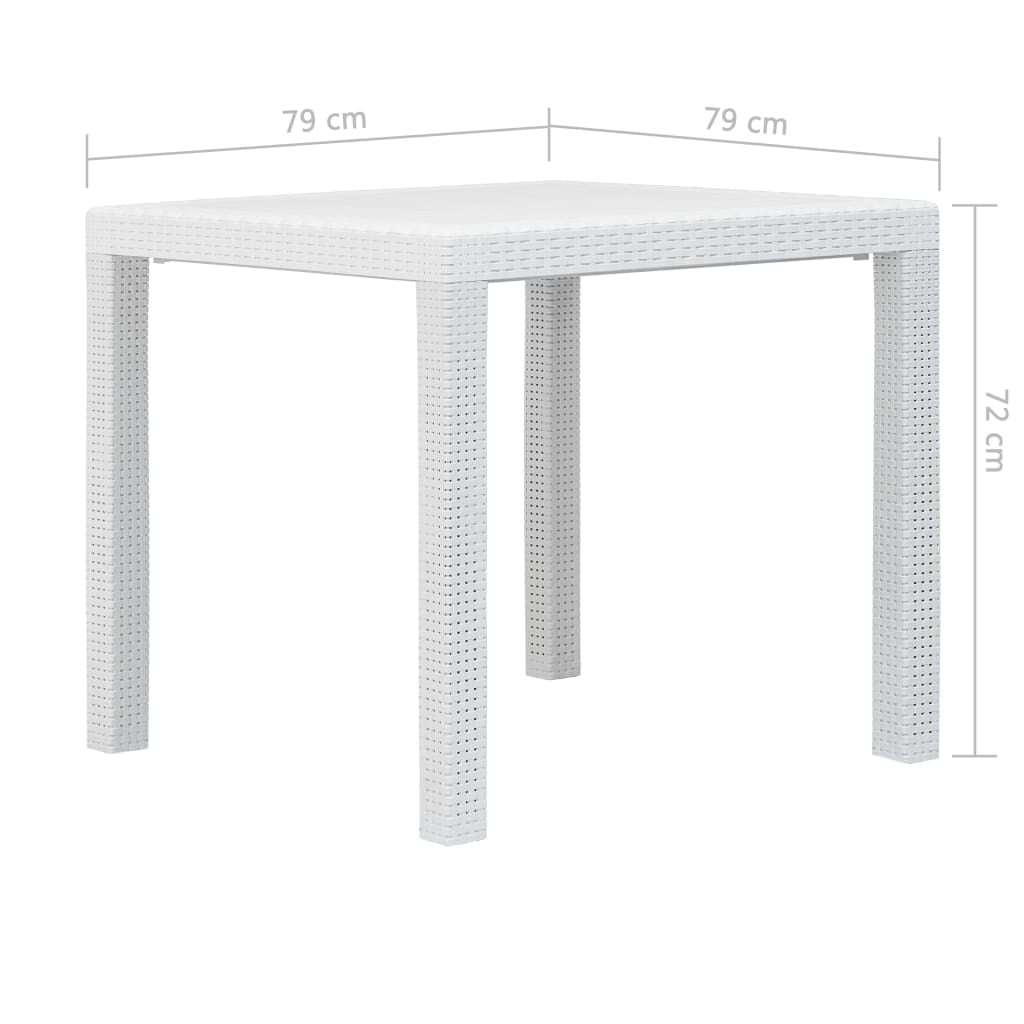 Lowestbest 31.1" Coffee Table, Modern All Weather Outdoor Patio Garden Table, Plastic Rattan Look Lowestbest 31.1" Coffee Table, Modern All Weather Outdoor Patio Garden Table, Plastic Rattan Look