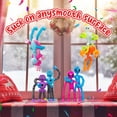 thumbnail image 4 of DoDoMagxanadu Pop Tubes Fidget Toys, Telescopic Suction Cup Sensory Stress Relief Toys, Cartoon Character Themed, Multicolor, 8 Pack, 4 of 7
