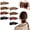 8PCS, variant on 4/8Pack Non-Slip Banana Hair Clip for Women, Lightweight Strong Hold Ponytail Holder with Shark Teeth Design, Retro Leopard Print Vertical Claw Clip for Thin Fine Hair Daily Styling (4PCS)