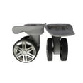 thumbnail image 1 of koolsoo 2 Pcs Roues de Valise Roulettes de Remplacement Pivotantes Gris Clair, 1 of 9