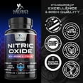 thumbnail image 5 of Nitric Oxide Booster Extra Strength - 3X Strength L-Arginine & Citrulline Supplement - Best Nitric Oxide Supplements for Men - Supports Muscle, Heart Health, Energy - Bottled in USA - 60 Capsules, 5 of 10