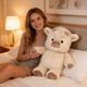 thumbnail image 4 of Decoración del hogar, decoración de habitaciones, decoración de paredes Adorable y peludo peluche de vaca de las Tierras Altas Adorable peluche de vaca de las Tierras Altas Animales de peluche suaves, 4 of 6