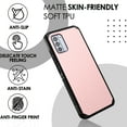 thumbnail image 3 of DALUX MetKase Hybrid Slim Phone Case WITH SCREEN PROTECTOR Compatible with Nokia G310 5G (2023) - Solid Blush Pink, 3 of 3