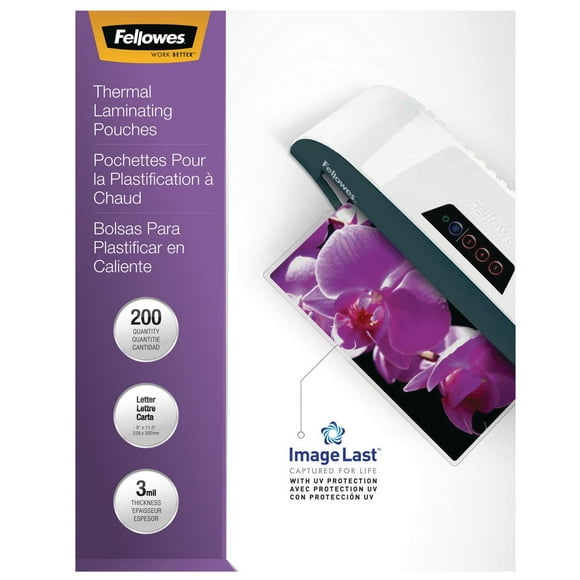 Pochette thermique - lettres, ImageLast™, Zéro bourrage, 3 mils, 200/paquet
