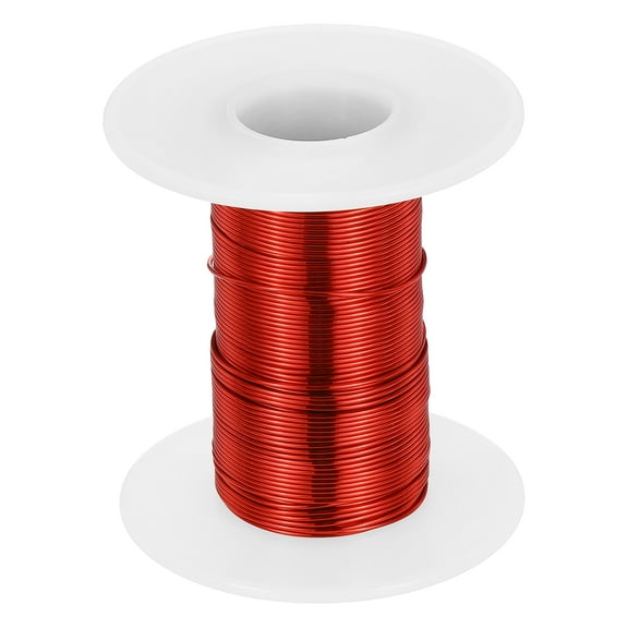 22 AWG Magnet Wire, 2 oz Magnetic Coil Wire, 155C(311F), Red,White