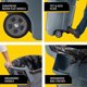 thumbnail image 4 of Bote De Basura Rubbermaid 32 Gal Modelo 2179403 Con Ruedas, 4 of 6
