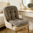 thumbnail image 4 of Winter One-Piece Thickened Chair Cushion, Seat and Backrest Pad for Office Chairs and Dining Chairs Comfortable and Warm for Home, Office, and Dorm Use During Winter, 4 of 6