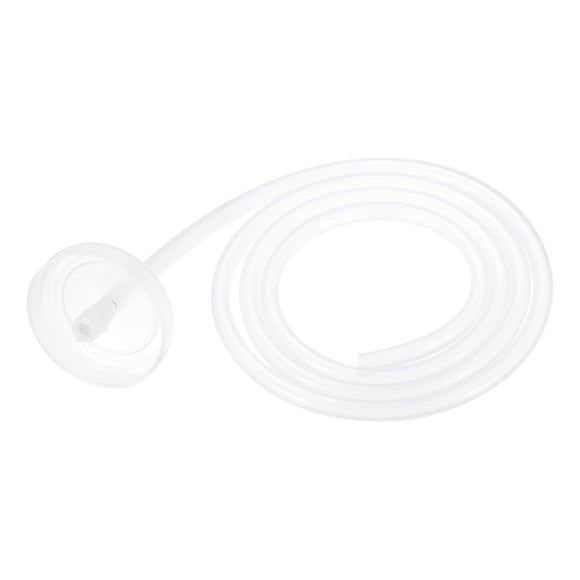 Silicona Tubo Manguera, Agua Bomba Slicona Tubería Blanco Interior Diámetro 6mm L1m para Agua Dispensador