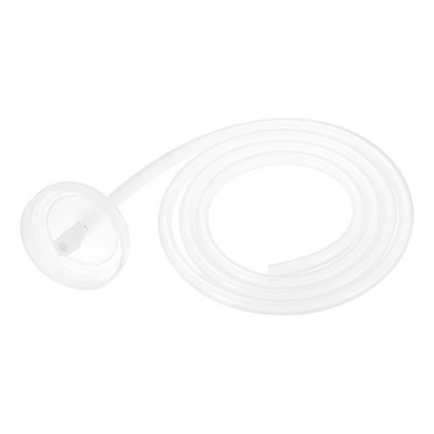 Silicona Tubo Manguera, Agua Bomba Slicona Tubería Blanco Interior Diámetro 6mm L1m para Agua Dispensador