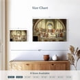 thumbnail image 4 of Elephant Stock The School Of Athens Wall Art - Horizontal Canvas Wall Art - Living Room Wall Decor - Architecture Canvas - Beige And Brown Decor By Raphael - 12" x 8", 4 of 8