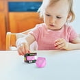 thumbnail image 3 of Polyhedron Diamond Sugar Ball Slow-Rise Stress Ball, Transluscent Cool Shape Gummy Sugar Balls Fidget (Pink), 3 of 5
