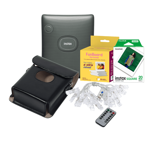 Pack Instax SQ Link Verde + Funboard