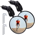 thumbnail image 2 of Bar End Bike Mirror HD Mirror Bicycle Rearview Mirrors With Wider View, 2 of 2