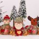 thumbnail image 4 of Toystoory Bolsa de regalo, soporte de regalo de decoración de Navidad, paquete de juguete, colgante de Navidad, artesanía, muñeca suave, contenedor de Kits de decoración para fiestas Anciano Forma Toystoory HA069772-01, 4 of 6