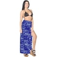 thumbnail image 2 of HAPPY BAY Women's Beachwear Summer Bikini Wraps Beach Wrap Swimwear Sarong Swim Cover up Skirt Pareo Coverups for Women One Size Berry, Hawaiian, 2 of 5
