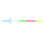 Visland Light Up LED Swords Expandable Laser Sabers Glow in Dark, Mini Glow Sticks, 4-Section 4 Colors, Flashing Neon Party Favors, 1PC
